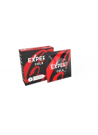 Презервативы с ароматом колы Expert Cola - 3 шт. - Expert - купить с доставкой в Нижнекамске