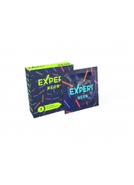 Светящиеся в темноте презервативы Expert Neon - 3 шт. - Expert - купить с доставкой в Нижнекамске