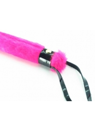 Нежная плеть с розовым мехом BDSM Light - 43 см. - БДСМ Арсенал - купить с доставкой в Нижнекамске