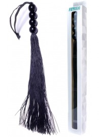 Черная силиконовая плеть - 37 см. - Boys of Toys - купить с доставкой в Нижнекамске