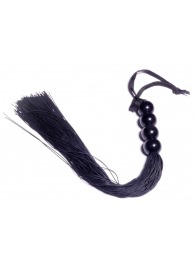 Черная силиконовая плеть - 37 см. - Boys of Toys - купить с доставкой в Нижнекамске