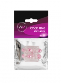 Прозрачная насадка на пенис с цветными шариками - Erowoman-Eroman - в Нижнекамске купить с доставкой