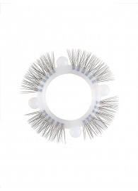 Эластичное кольцо с «ресничками» и 4 шариками - Sextaz - в Нижнекамске купить с доставкой