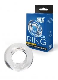 Прозрачное эрекционное кольцо-бублик - Sex Expert - в Нижнекамске купить с доставкой