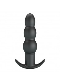 Черный анальный вибростимулятор Aeaeas - 11 см. - Baile