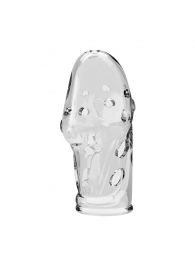 Прозрачная насадка на пенис Booker - 8 см. - Baile - в Нижнекамске купить с доставкой