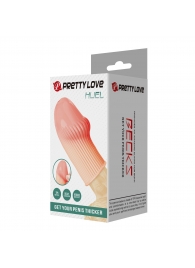 Телесная насадка на пенис Huel - 9 см. - Baile - в Нижнекамске купить с доставкой