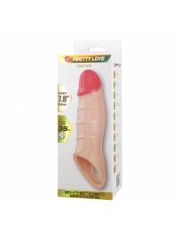 Телесная удлиняющая насадка на пенис Darnel - Baile - в Нижнекамске купить с доставкой