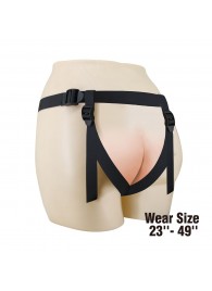 Черные трусики харнесс с платформой Caludio I - Baile - купить с доставкой в Нижнекамске