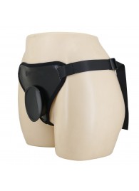 Черные трусики харнесс с платформой Caludio I - Baile - купить с доставкой в Нижнекамске