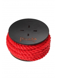Красная веревка для шибари на катушке - 5 м. - Pecado - купить с доставкой в Нижнекамске