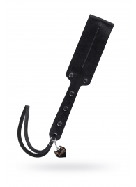 Черный кожаный пэддл - 32 см. - Pecado - купить с доставкой в Нижнекамске