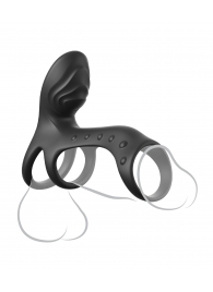 Черная насадка на пенис Ultimate Couples Cage Pro - Pipedream - в Нижнекамске купить с доставкой