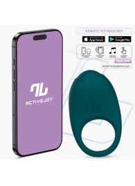 Зеленое интерактивное виброкольцо Ringo - Intoyou - в Нижнекамске купить с доставкой