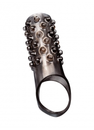 Дымчатая насадка на пенис с выпуклостями - 12 см. - Sex Expert - в Нижнекамске купить с доставкой