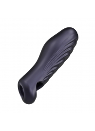 Сливовая силиконовая насадка на пенис с подхватом Manwan Ryzer - Manwan - в Нижнекамске купить с доставкой