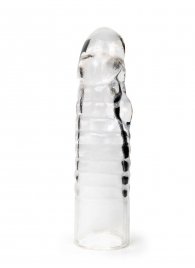 Прозрачная закрытая насадка на член - 15 см. - Sex Expert - в Нижнекамске купить с доставкой