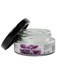 Массажная свеча «Сирень» - 50 мл. - SGAN - купить с доставкой в Нижнекамске