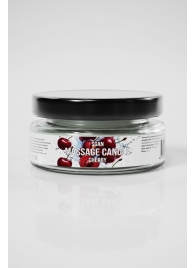 Массажная свеча «Спелая вишня» - 50 мл. - SGAN - купить с доставкой в Нижнекамске