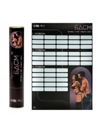 Плакат для двоих со скретч-слоем «БДСМ» - Сима-Ленд - купить с доставкой в Нижнекамске