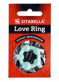 Цветное эрекционное кольцо с 5 бусинами Love Ring - Sitabella - в Нижнекамске купить с доставкой