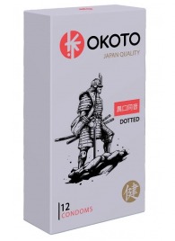 Точечные презервативы OKOTO Dotted - 12 шт. - Sitabella - купить с доставкой в Нижнекамске