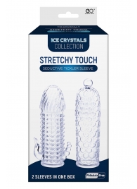 Набор из 2 прозрачных насадок на член Seductive Tickler Sleeves Set - NMC - в Нижнекамске купить с доставкой