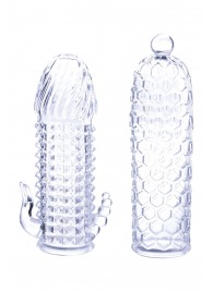 Набор из 2 прозрачных насадок на член Seductive Tickler Sleeves Set - NMC - в Нижнекамске купить с доставкой