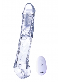 Прозрачная насадка-удлинитель Length Enhancer With Bullet с подхватом - 22,3 см. - NMC - в Нижнекамске купить с доставкой