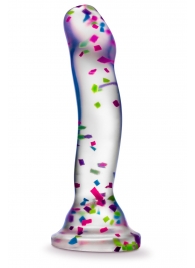 Прозрачный люминесцентный фаллоимитатор Hanky-Panky - 19 см. - Blush Novelties