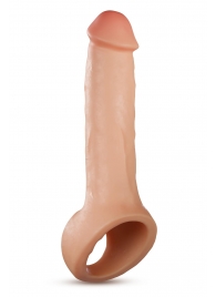 Телесная насадка-удлинитель Thrive 8.75 Inch Realistic Penis Extender Sleeve - 22,2 см. - Blush Novelties - в Нижнекамске купить с доставкой