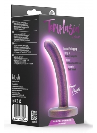 Фиолетовая насадка с гладкой поверхностью Surrender 4.75 Inch Beginner Pegging Dildo - 12 см. - Blush Novelties - купить с доставкой в Нижнекамске