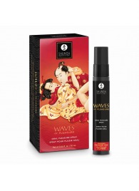 Оральный спрей Waves of Pleasure с ароматом клубники и шампанского - 20 мл. - Shunga - купить с доставкой в Нижнекамске