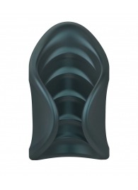 Серый сквозной мастурбатор с вибрацией Manwan Starter - Manwan - в Нижнекамске купить с доставкой