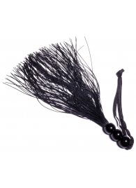 Черная силиконовая плетка - 25,4 см. - Boys of Toys - купить с доставкой в Нижнекамске