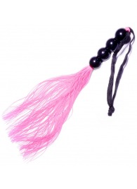 Розовая силиконовая плеть - 35,5 см. - Boys of Toys - купить с доставкой в Нижнекамске