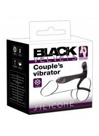 Черная насадка на член с вибрацией Couple’s Vibrator - Orion - в Нижнекамске купить с доставкой