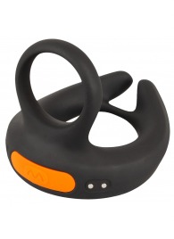 Черный вибростимулятор мошонки RC Scrotum Stimulator with Vibration - Orion - в Нижнекамске купить с доставкой