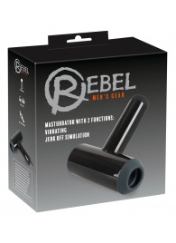 Черный мастурбатор с удобной ручкой Masturbator with 2 Functions - Orion - в Нижнекамске купить с доставкой