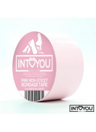 Розовый скотч для фиксации Non-Sticky Bondage Tape - 15 м. - Intoyou - купить с доставкой в Нижнекамске