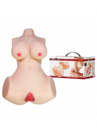 Мастурбатор-торс Aveline с 2 любовными тоннелями - Baile - в Нижнекамске купить с доставкой