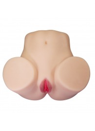 Телесный мастурбатор Julia с 2 любовными каналами - Baile - в Нижнекамске купить с доставкой