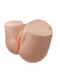 Телесный мастурбатор Julia с 2 любовными тоннелями - Baile - в Нижнекамске купить с доставкой