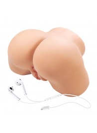 Телесный мастурбатор Olivia с 2 любовными отверстиями - Baile - в Нижнекамске купить с доставкой