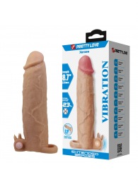 Телесная насадка на пенис Xerxes - 22 см. - Baile - в Нижнекамске купить с доставкой