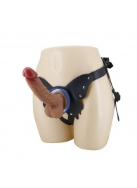 Поясной страпон Wells: трусики в форме бабочки и фаллоимитатор-насадка - Baile - купить с доставкой в Нижнекамске