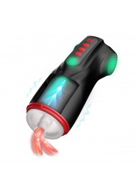 Интерактивный мастурбатор Raven с вакуумом, вибрацией и подсветкой - Shots Media BV - в Нижнекамске купить с доставкой