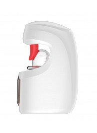 Белый мастурбатор с язычком и возвратно-поступательными движениями - Secwell - в Нижнекамске купить с доставкой