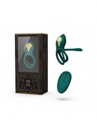 Зеленое эрекционное виброкольцо Bayek с пультом ДУ - Zalo - в Нижнекамске купить с доставкой