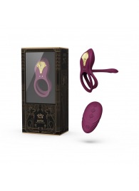 Фиолетовое эрекционное виброкольцо Bayek с пультом ДУ - Zalo - в Нижнекамске купить с доставкой